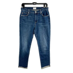 Hudson Natalie Mid-rise Slim Boyfriend Cropped Jeans Women's Waist Size 27